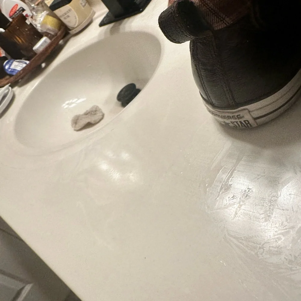 Converse Brown and White Leather Sneakers Size 10 - Picture 8 of 9